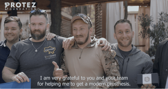 A Tale of Triumph: Empowering a Soldier with a Life-Changing Prosthesis